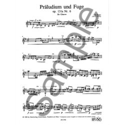 Reger, M: Prelude And Fugue Op 131a/6