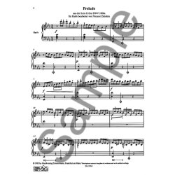 Bach, Js: Prelude From Suite E Major Bwv 1066a