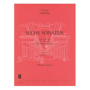 Tartini: 6 Sonatas Book 1 (1-3)