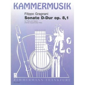 Filippo Gragnani: Sonate D-Dur Op. 8,1