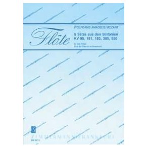 Mozart: 5 Movements From Symphonies K95,181,183,385,550