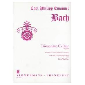 Bach, Cpe: Trio Sonata C Major Wq 149