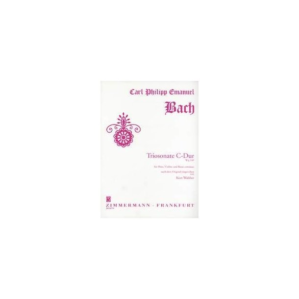 Bach, Cpe: Trio Sonata C Major Wq 149