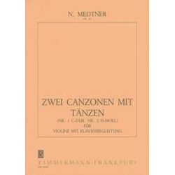 Nikolai Medtner: Two Canzonas Op.43