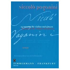 Niccolo Paganini: 24 Sonaten Fur Violine Und Gitarre - Heft I