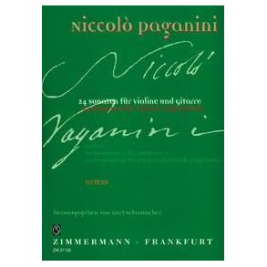 Niccolo Paganini: 24 Sonaten Fur Violine Und Gitarre - Heft II