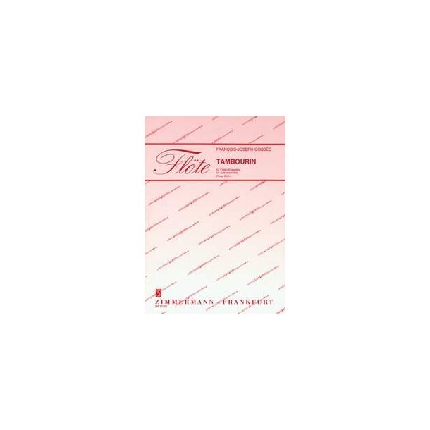 Gossec, F: Tambourin