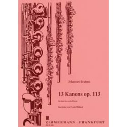 Brahms, J: 13 Canons Op 113