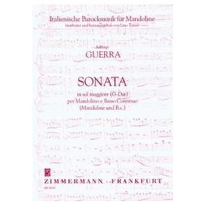 Addiego Guerra: Sonata In G (Mandolin and Continuo)