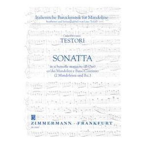 Carlo Giovanni Testori: Sonata In B Flat For Two Mandolins And Basso Continuo