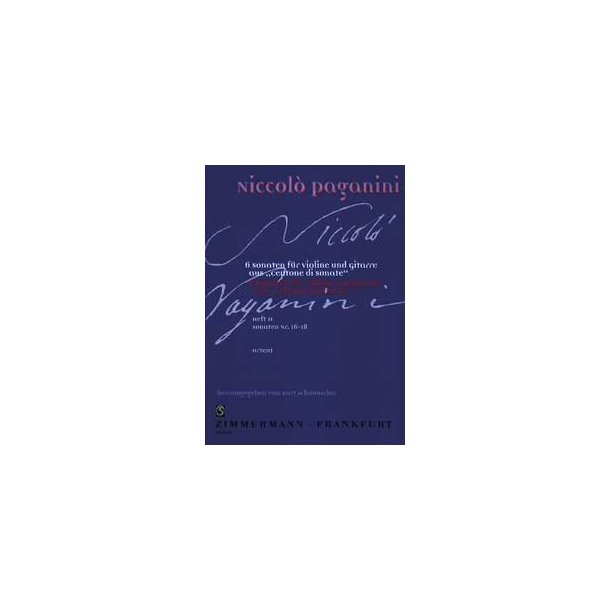 Niccolo Paganini: Centone Di Sonate Volume 2 (Violin/Guitar)