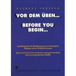 Vor Dem Ben Fr Tiefe Blechblasinstru