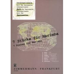 International Solos For Percussion - 7 Pieces For Marimba