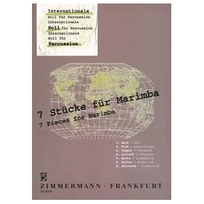 International Solos For Percussion - 7 Pieces For Marimba