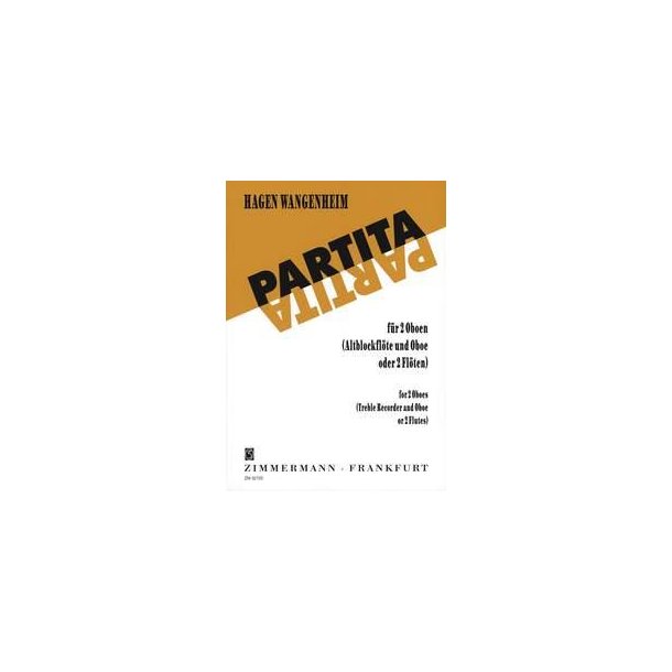 Wangenheim, H: Partita