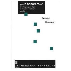 Hummel, B: In Honorem Op 98a