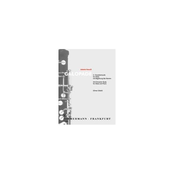 Antonino Pasculli: Galopade - 3rd Character Study (Oboe/Piano)