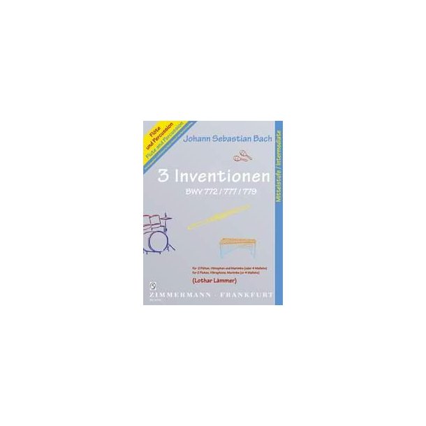 Bach, Js: 3 Two Part Inventions Bwv772,777,779