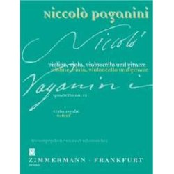 Niccolo Paganini: Quartet No.10 In A (Zimmermann Urtext Edition)