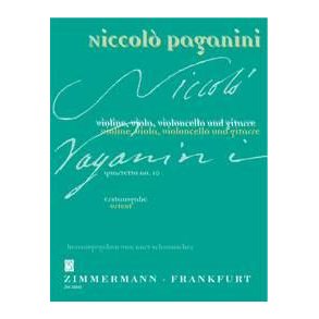 Niccolo Paganini: Quartet No.10 In A (Zimmermann Urtext Edition)