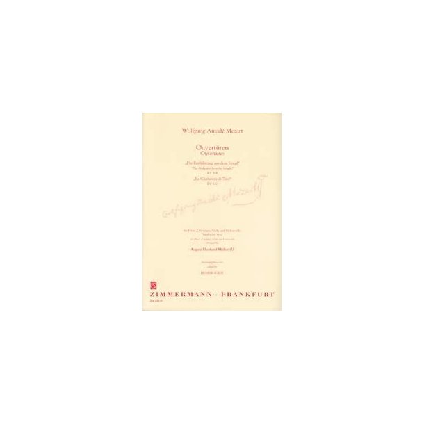 Mozart: Overture From Entfuhrung Aus Dem Serail