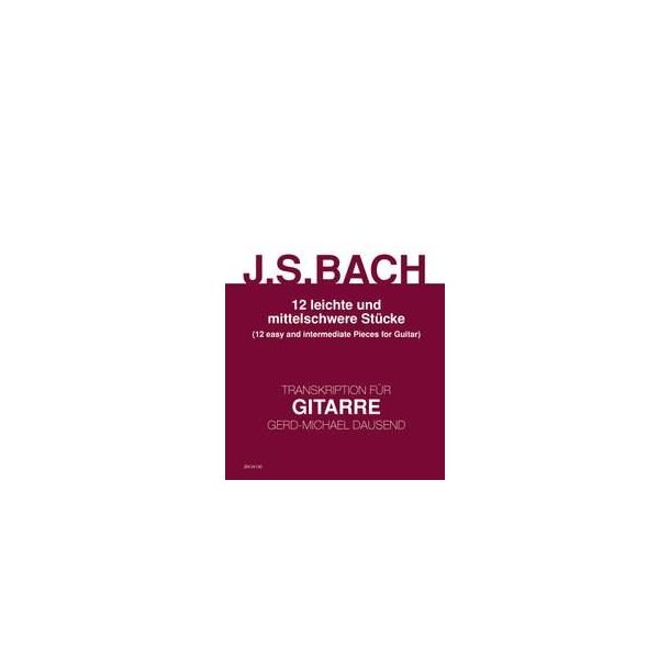 Bach, Js: 12 Easy And Intermediate Pieces