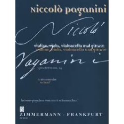 Niccolo Paganini: Quartet No.14 (Urtext Edition)