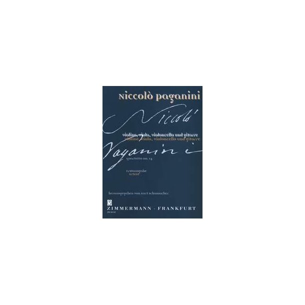Niccolo Paganini: Quartet No.14 (Urtext Edition)
