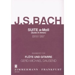 J.S. Bach: Suite In A Minor BWV 997 (Flute/Guitar)