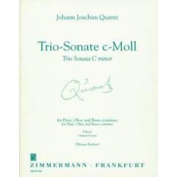 Johann Joachim Quantz: Trio Sonata In C Minor (Zimmermann Urtext Edition)