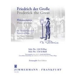 Frederick The Great: 2 Solo Sonatas Nos 130 + 174