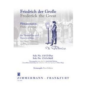 Frederick The Great: 2 Solo Sonatas Nos 130 + 174