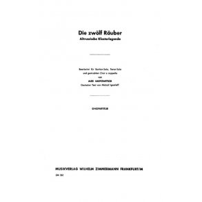 Die Zwlf Ruber Fr Gem. Chor