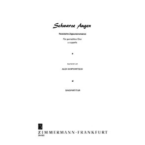 Schwarze Augen Fr Gem. Chor