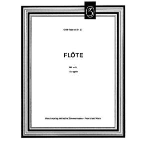 Grifftabelle Fr Flte (8 Klappen)