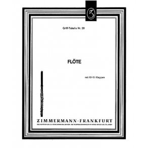 Grifftabelle Fr Flte (12 Bis 15 Klap