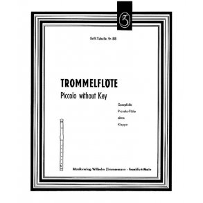 Grifftabelle Fr Trommelflte