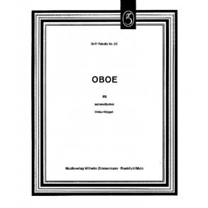 Grifftabelle Fr Oboe Mit Automatisch