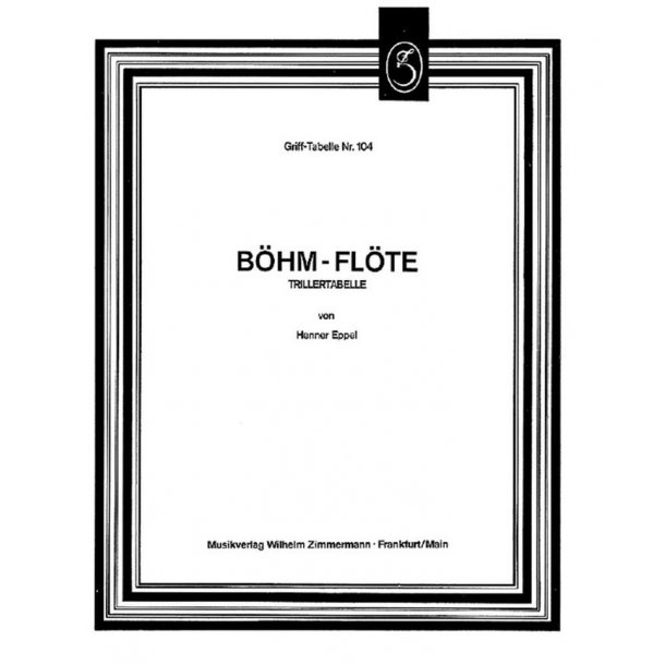 Trillertabelle Fr Bhmflte