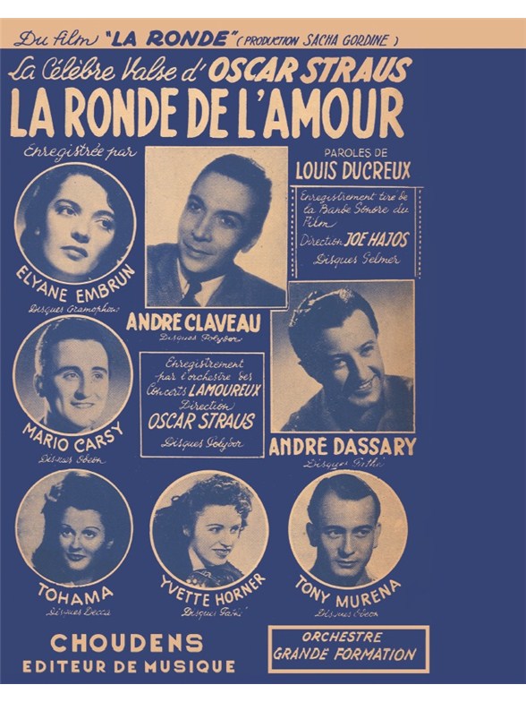 Oscar Straus: La Ronde De L ́Amour (Score/Parts)