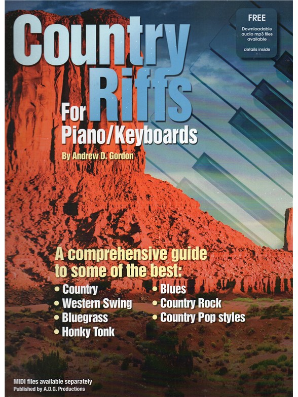 Andrew D. Gordon: Country Riffs For Piano/Keyboards