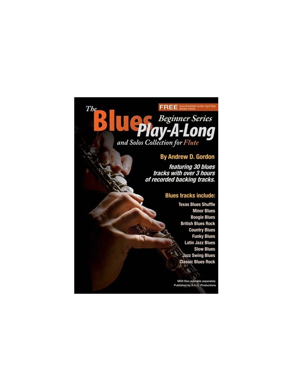 The Blues Play-A-Long And Solos Collection For Flute (Book/CD)