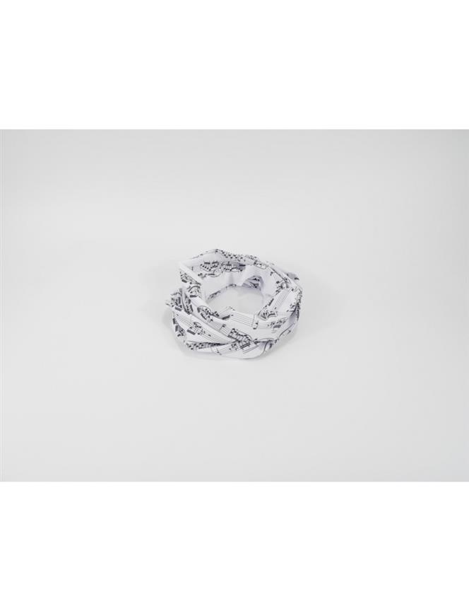 Loop Scarf Sheet Music Black/White 25*50 cm