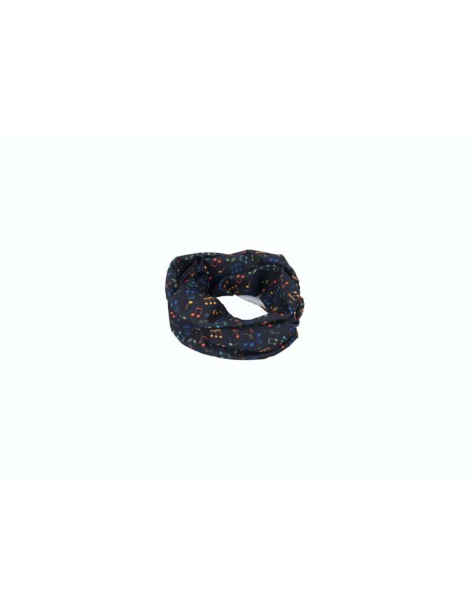Loop Scarf Notes Colourful/Black 25*50 cm