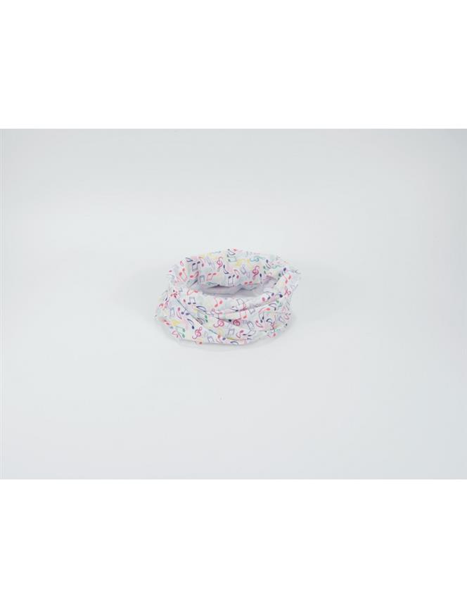 Loop Scarf Notes Colourful/White 25*50 cm