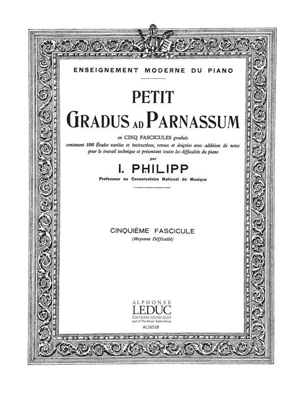 Philipp Petit Gradus Ad Parnassum Volume 5 Piano Book