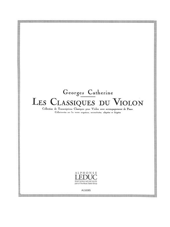 Ludwig van Beethoven: Adagio, from Sonata No.14 'Moonlight' (Classiques No.286) (Violin & Piano)