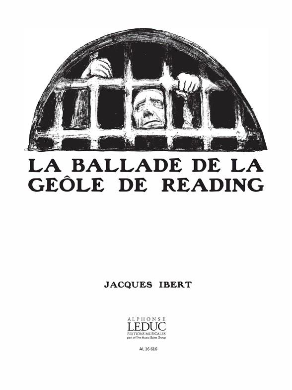 Jacques Ibert: La Ballade de la Geôle de Reading (Piano Duet)