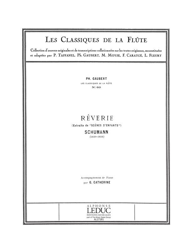 Robert Alexander Schumann: Rêverie Op.15, No.7 (Classiques No.60) (Flute & Piano)