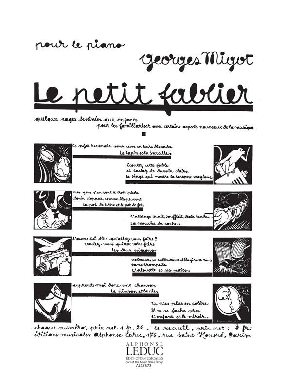 Georges Migot: Le Petit Fablier No.4 (Piano solo)